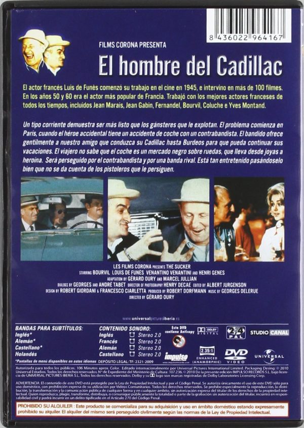 El hombre del Cadillac [DVD] - Imagen 2