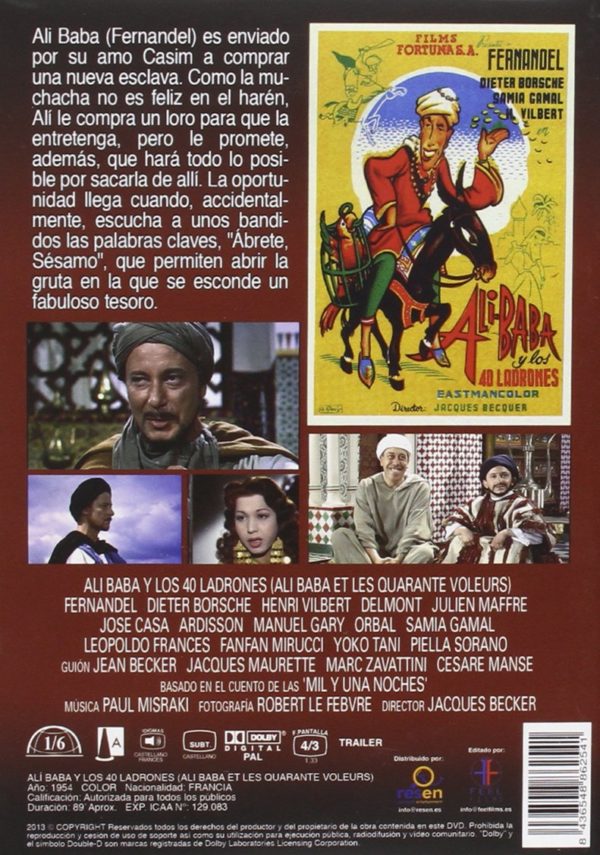 Alí Babá y los cuarenta ladrones [DVD] - Imagen 2