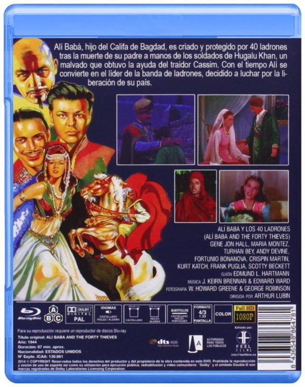 Alí Babá Y Los Cuarenta Ladrones (1944) [Blu-ray] - Imagen 2