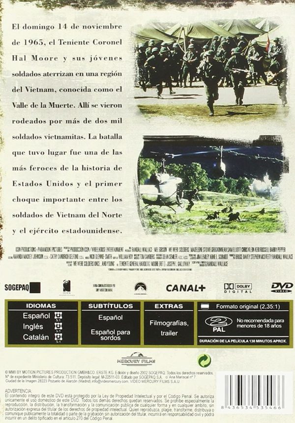 Cuando éramos soldados [DVD] - Imagen 2