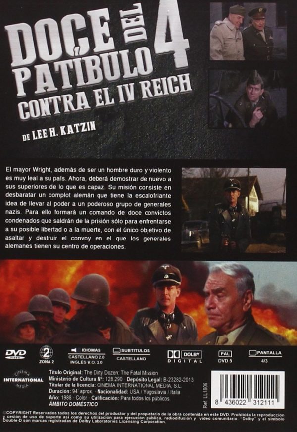 Doce del patíbulo 4: Contra el IV Reich [DVD] - Imagen 2