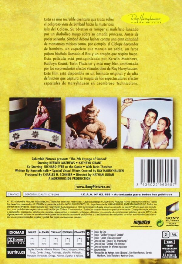 Simbad y la princesa [DVD] - Imagen 2