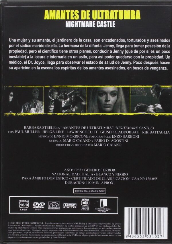 Amantes de Ultratumba [DVD] - Imagen 2