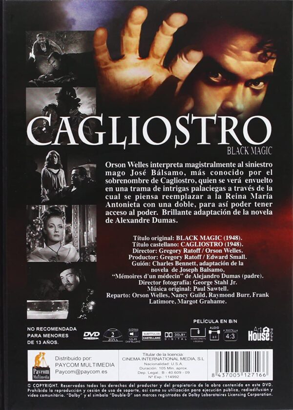 Cagliostro [DVD] - Imagen 2