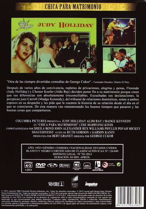 Chica para matrimonio [DVD] - Imagen 2