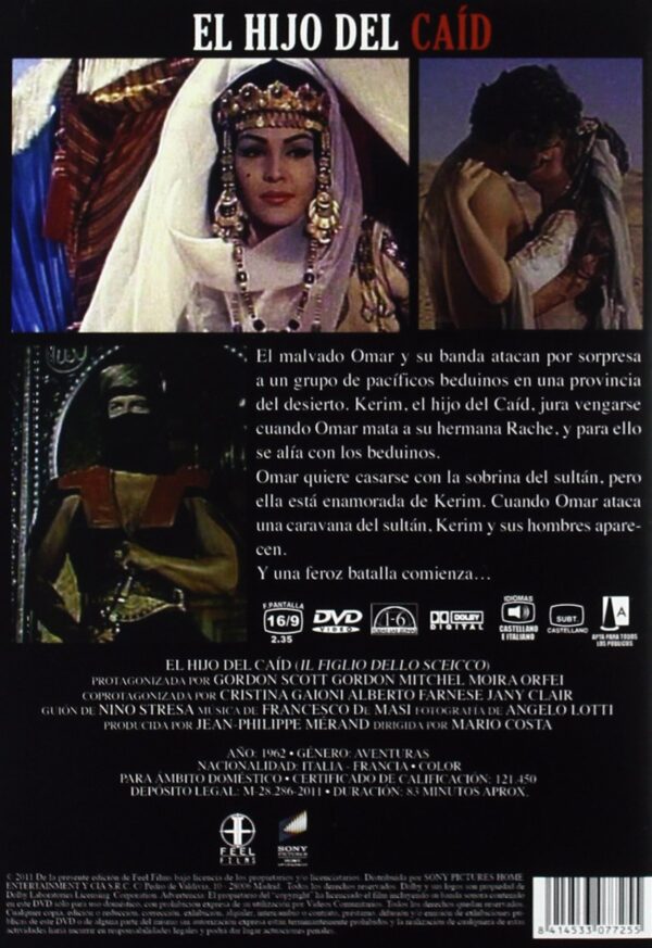 El hijo del Caíd [DVD] - Imagen 2