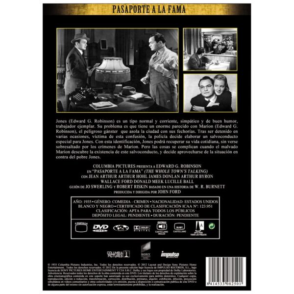 Pasaporte a la fama [DVD] - Imagen 2