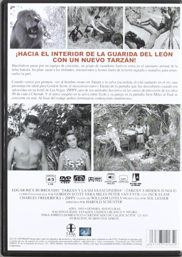 Tarzán y la selva escondida [DVD] - Imagen 2