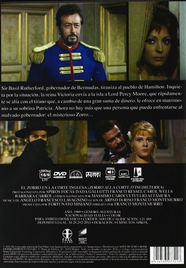 El zorro en la corte de Inglaterra [DVD] - Imagen 2